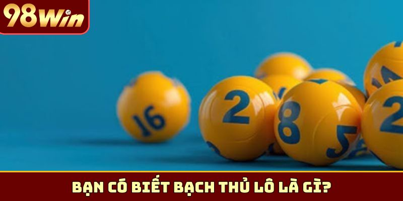 Bạn có biết bạch thủ lô là gì?